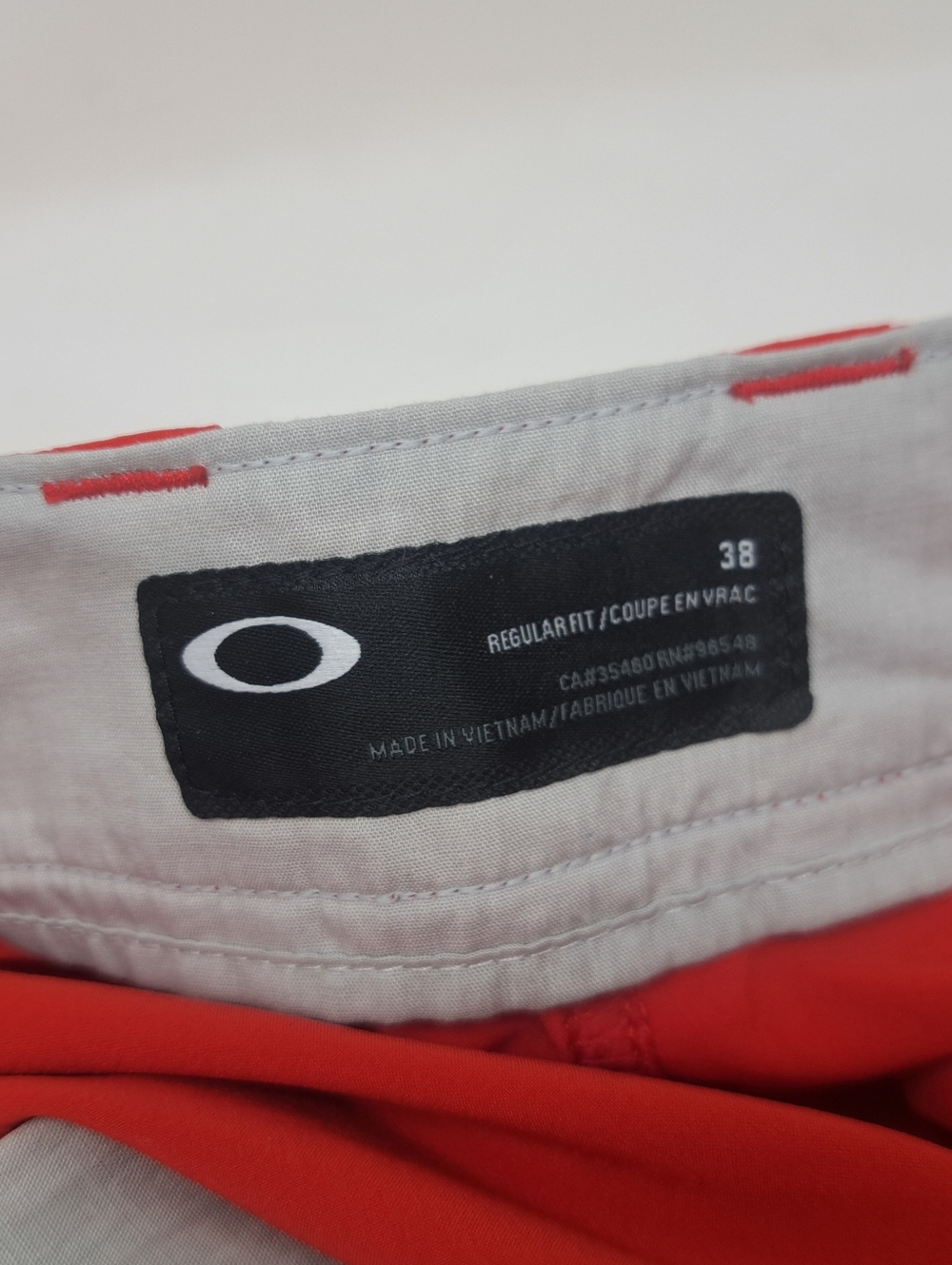 NWT Oakley Two Stance Golf Shorts Dark Orange Bubba Watson 38 Actual 39"W - Picture 8 of 9